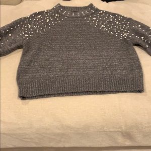 Bloomingdales Sweater with pearls!